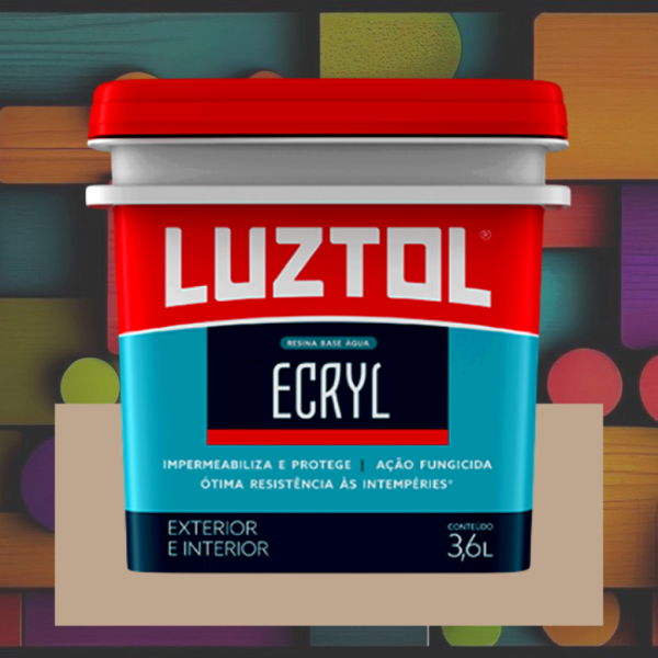 Resina Ecryl Ecológica Brilhante Luztol 3,6Lt