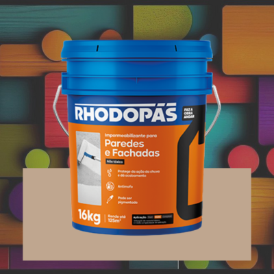 Tinta Rhodopas Paredes e Fachadas Impermeabilizante 16Kg
