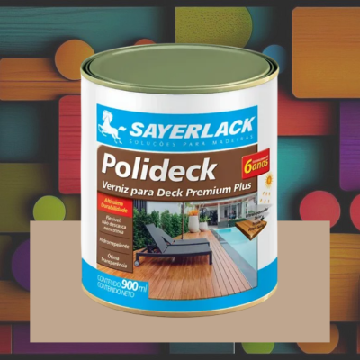 Verniz Polideck Sayerlack 900 Ml