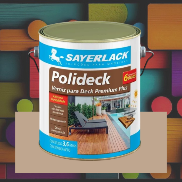 Verniz Polideck Sayerlack 3,6 Lt