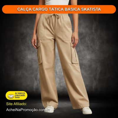 CALÇA CARGO TÁTICA BÁSICA SKATISTA