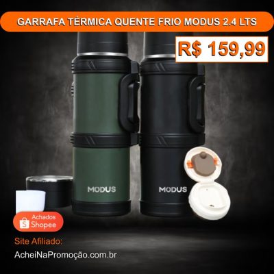 GARRAFA TÉRMICA QUENTE FRIO MODUS 2.4 LTS