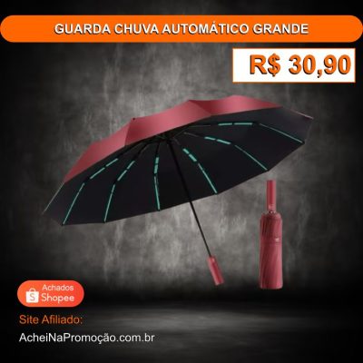 GUARDA CHUVA AUTOMÁTICO GRANDE CORES