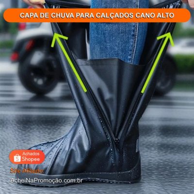 CAPA DE CHUVA PARA CALÇADOS CANO ALTO