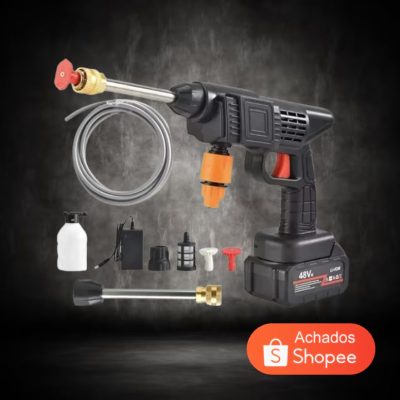 LAVADORA DE ALTA PRESSÃO SEM FIO PORTÁTIL