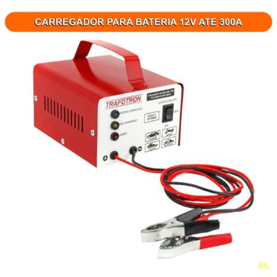 CARREGADOR PARA BATERIA 12V ATE 300A