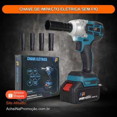 CHAVE DE IMPACTO ELÉTRICA SEM FIO