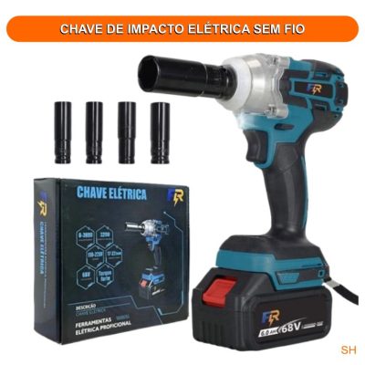 CHAVE DE IMPACTO ELETRICA SEM FIO