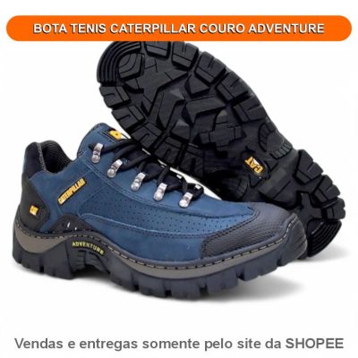 BOTA TENIS CATERPILLAR COURO ADVENTURE