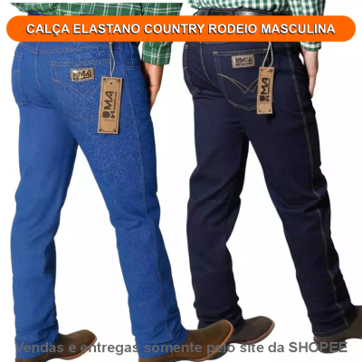 CALÇA ELASTANO COUNTRY RODEIO MASCULINA
