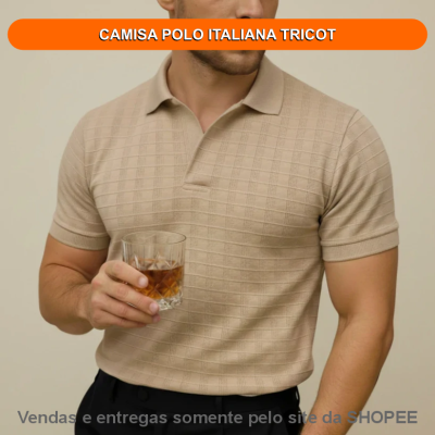 CAMISA POLO ITALIANA TRICOT