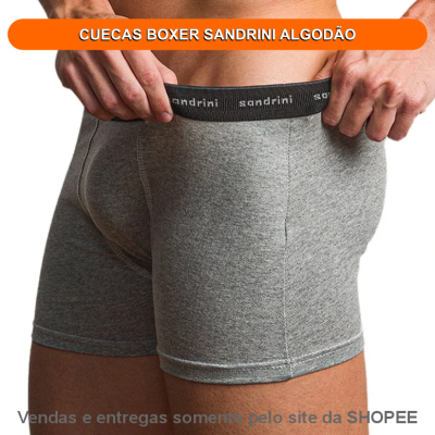 CUECAS BOXER SANDRINI ALGODÃO
